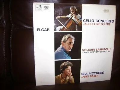 £12.99 • Buy Elgar Du Pré Cello Concerto Barbirolli His Master's Voice 625 (1965) (STEREO)