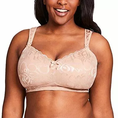 La Leche League Women's Full Coverage Nursing Bra - Wireless Maternity Bra For W • $18.74