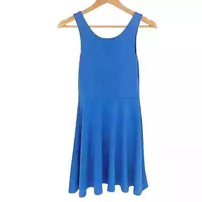 Hollister  Dress Women Sz  Small  Sky Blue Tank Skater Dress Fit Flare  • $15
