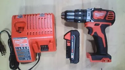 Milwaukee 2697-22CT M18 Hammer Drill Driver Combo Kit Parts Missing READ* • $149.95