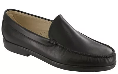 SAS Venetian Men's Black Loafers Comfort Leather Shoes 13 M • $71.75