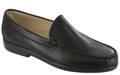 SAS Venetian Men's Black Loafers Comfort Leather Shoes 15 M • $71.75