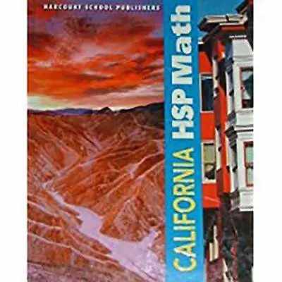 $6.59 • Buy Harcourt School Publishers Math: Student Edition Grade 6 2009