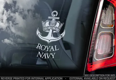 Royal Navy - Car Sticker - Armed Forces Army Marines Sign Window Decal - V02 • £3.99