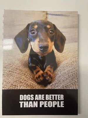 $14.97 • Buy 2023-2024 Financial Year Diary Dogs Are Better Than People QUOTE A5 WEEK TO VIEW