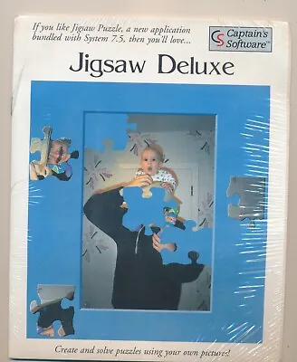 Sealed! JigSaw Deluxe App For Your Classic Color Mac - Sealed - NEW! • £15.58