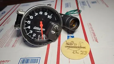 AutoMeter 5  Auto Gage 233904 Tachometer 10K RPM Shift Light Tach Gauge Racing • $139.99