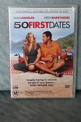 $9.95 • Buy 50 First Dates - Adam Sandler, Drew Barrymore (VGC/NM) DVD Free Post [M15+]