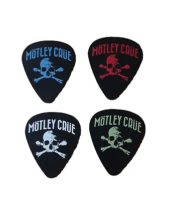 Motley Crue Mick Mars Signature Guitar Picks Final Tour Vip Complete Set Of Four • $70