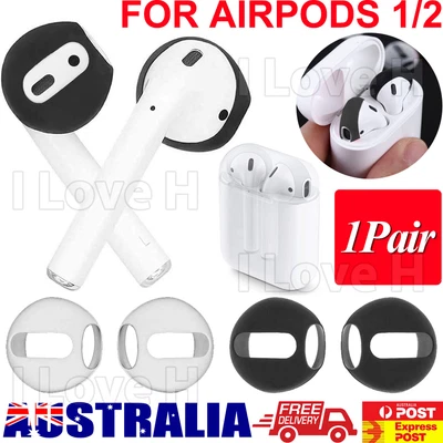 $3.87 • Buy For Apple AirPods 1/2 Ear Tips + Case Earpod Cover Silicone Ear Hook Earbud LOVE