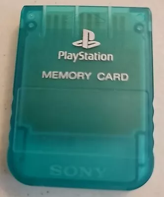 Sony Playstation 1 PS1 Official  Memory Card - SCPH-1020 Tested And Works • $0.99