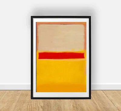  Rothko Yellow And Red  Poster Print  • £12.52