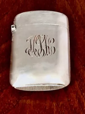$174.95 • Buy ~ American Sterling Silver Match Safe Monogram Hsk