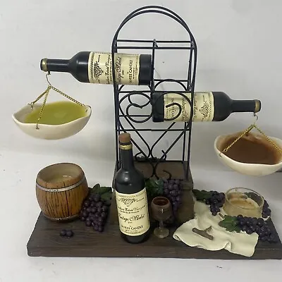 Yankee Candle Wine Bottle Vineyard Grapes Double Wax Tart Warmer Burner • £53.01