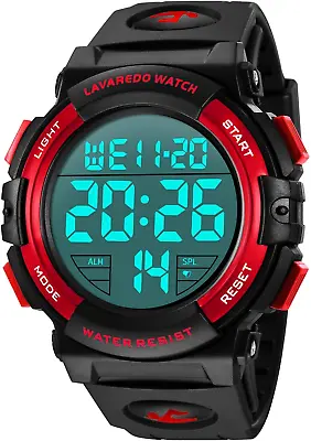  Mens Digital Watch - Sports Military Watches 50M Waterproof Outdoor Chronograph • £43.24