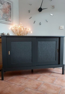 £200 • Buy Black Sideboard TV  Shoe Cabinet Storage Larder Linen Cupboard Can Deliver