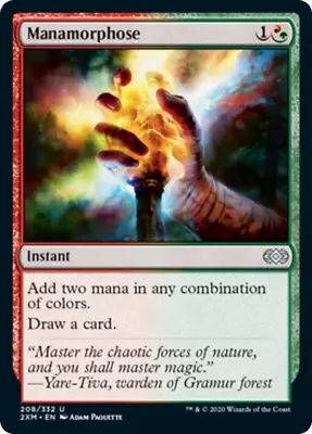 Manamorphose FOIL Double Masters NM Red Green Uncommon MAGIC MTG CARD ABUGames • $5.35