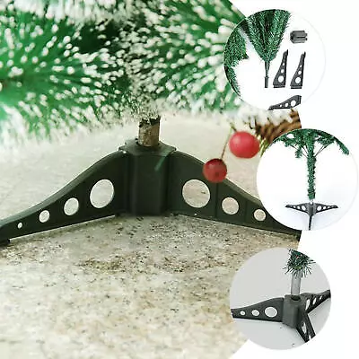 Metal Tree Base Stands Christmas Tree Stands Green Color Screws Padded • $16.15