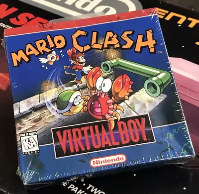 Mario Clash Nintendo Virtual Boy 1995 • $349.95