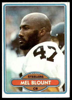 1980 Topps #155 Mel Blount Pittsburgh Steelers EX-EXMINT NO RESERVE! • $0.99