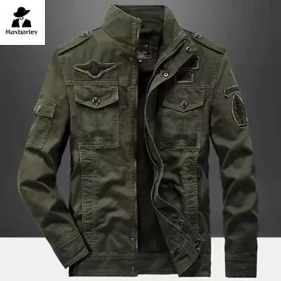 Army Military Jacket Men Plus Size M-6XL Jaqueta Masculina Cargo Mens Jackets  • $67