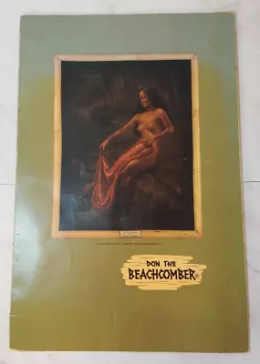 $134.95 • Buy Vintage Mid Century Tiki DON THE BEACHCOMBER MENU Las Vegas Hotel 1970s Original