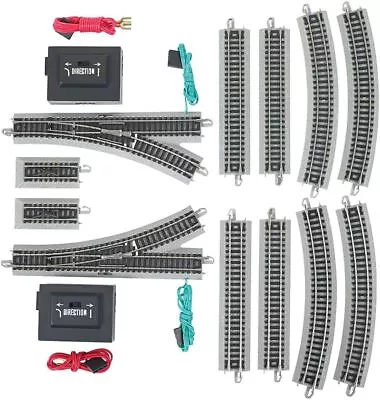 N Scale E Z Track Expander Pack - Nickel Silver - 4 Curved + 4 Straight Track • $270.34