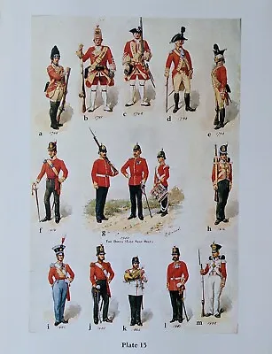 Military British Army Infantry Uniform Print The Buffs East Kent Regiment • £32