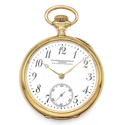 $3495 • Buy Antique Vacheron & Constantin For J.E. Caldwell Geneve 14K Gold Pocket Watch