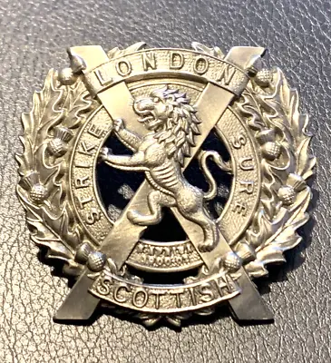 14th County Of London Battalion (London Scottish )Cap Badge WW1Antique • £22.95