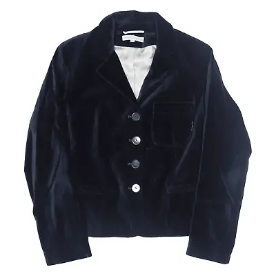THERMA SELECTION Womens Blazer Jacket Blue Velvet S • £24.99