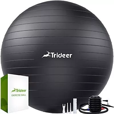 $24.99 • Buy Extra Thick Yoga Ball Exercise Ball, Ball Chair, Heavy Duty Swiss Ball