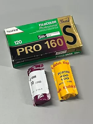 Expired 120 Colour Film X 5 - Bundle - Fuji / Fujifilm / Kodak - Medium Format • £0.99