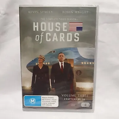 $14.95 • Buy Houss Of Cards The Complete Third Season Kevin Spacey Dvd