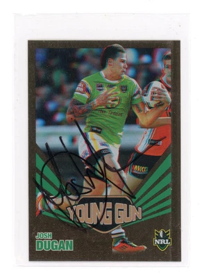 $1.79 • Buy ✺Signed✺ 2012 Daily Telegraph Josh Dugan (Raiders) Young Gun Signed NRL Card