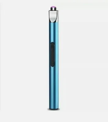 £7.99 • Buy BLUE Electric Lighter/ Kitchen/candle / Gas/ Bbq Lighter Usb Rechargeable