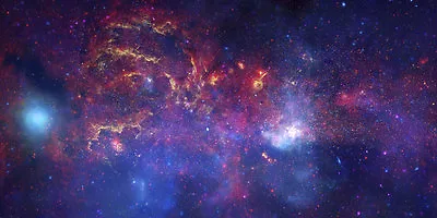 MILKY WAY GALAXY CENTER Deep Space Reproduction Rolled Paper PRINT 44x24 In. • $87.98