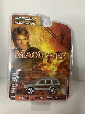 Greenlight 1:64 MacGyver 1986 Jeep Cherokee Wagoneer NIB SEALED!! • $21.24