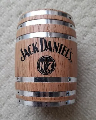 Wooden Jack Daniels Mini Cask/Barrel Approx 4” High Whiskey Whisky Pencil Pot? • £35