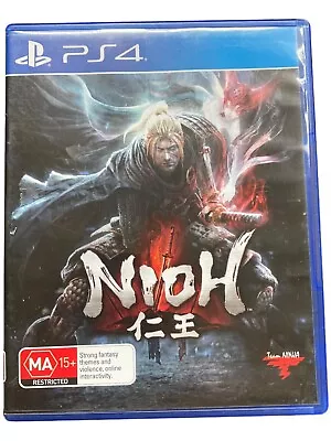 Nioh Playstation 4 Complete Action Role Playing Game Aus PAL Excellent Condition • $18