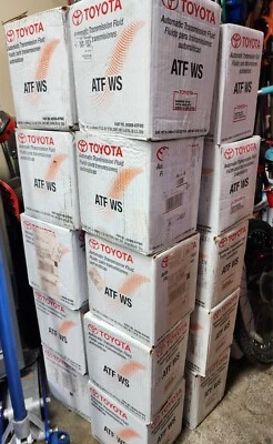 $75 • Buy (6 Quarts) CASE Genuine Toyota ATF WS Automatic Transmission Fluid Lexus Scion