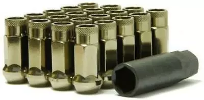 Wheel Mate Muteki SR48 Open End Lug Nuts - Set Of 20 - Titanium / 12x1.5 / 48mm • $85.98