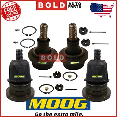 Front Upper & Lower Suspension Ball Joint 4PCS Set Moog For 05-18 Toyota Tacoma • $129.95