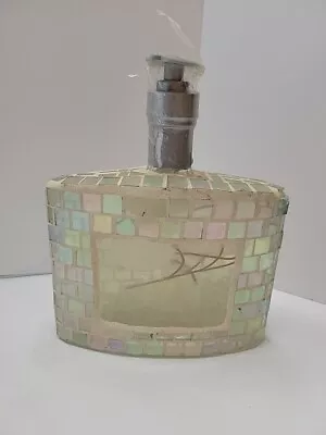Vintage Mosaic Glass Soap Dispenser Sealed Rare • $45