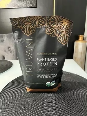 TRUVANI Certified Organic Plant Based Protein Chocolate 23.63oz Exp: 03/2025 • $34