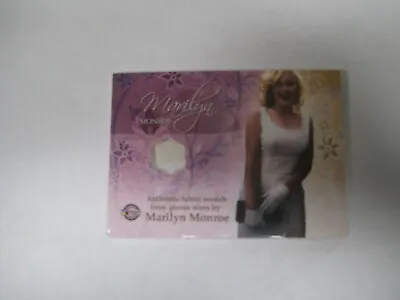 2007 Breygent Authentic Fabric Swatch From Gloves Worn By Marilyn Monroe MP 5 • $74.99