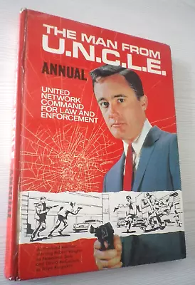 THE MAN FROM U.N.C.L.E. Vintage UK TV ANNUAL BOOK 1966 • £6.99