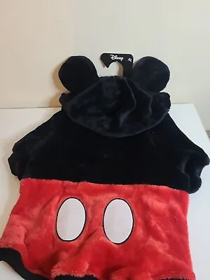 Disney Mickey Mouse Dog Halloween Costume Fuzzy Fleece Hoodie Clothes XL • $17
