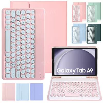 Bluetooth Keyboard Case For Samsung Galaxy Tab S9 FE/S9 S8 S7 S6 Lite A9+ A8 A7 • £12.99