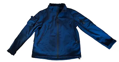 Royal Matrix Mens Jacket Size Med M Navy Full Zip No Hood Lined • $27.99